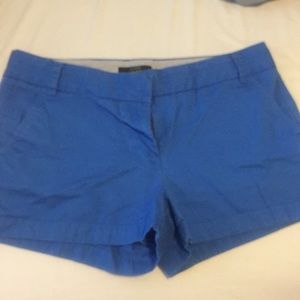 J. Crew blue chino shorts